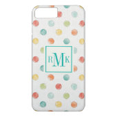 Monogram | Doordacht Butterflies Stap Case-Mate iPhone Case (Achterkant)
