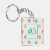 Monogram | Doordacht Butterflies Stap Sleutelhanger (Voorkant Links)