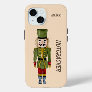 Monogram dorable Notenkraker traditioneel Roze iPhone 15 Case