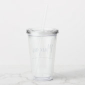 MONOGRAM DOTTED Tumbler Acryl Drinkbeker (Achterkant)