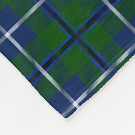 Monogram Douglas Tartan Fleece Deken (Hoek)