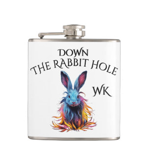 Monogram Down the Rabbit Hole Blue Bunny Heupfles