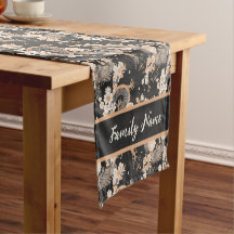 Monogram draken en bloemen