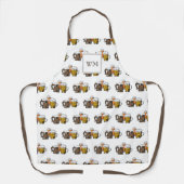 Monogram | DRIE BEERS CHEERS Cartoon Schort (Voorkant)