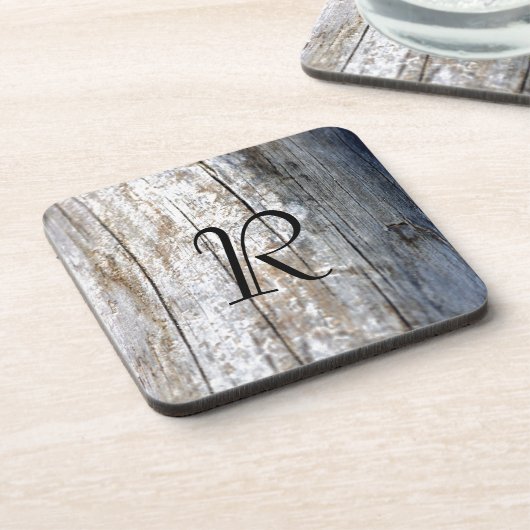 Monogram Driftwood Onderzetter (Linkerzijde)