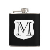 Monogram drink | personaliseerbaar geschenk voor m heupfles (Voorkant)