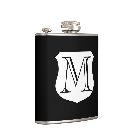 Monogram drink | personaliseerbaar geschenk voor m heupfles (Rechts)