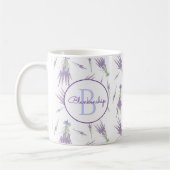 Monogram droge wasfluitjes koffiemok (Links)