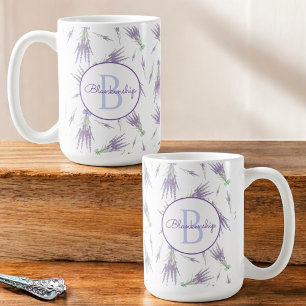 Monogram droge wasfluitjes koffiemok