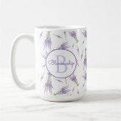 Monogram droge wasfluitjes koffiemok (Links)