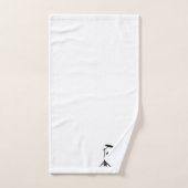 Monogram Drum Set Bad Handdoek (Handdoek)