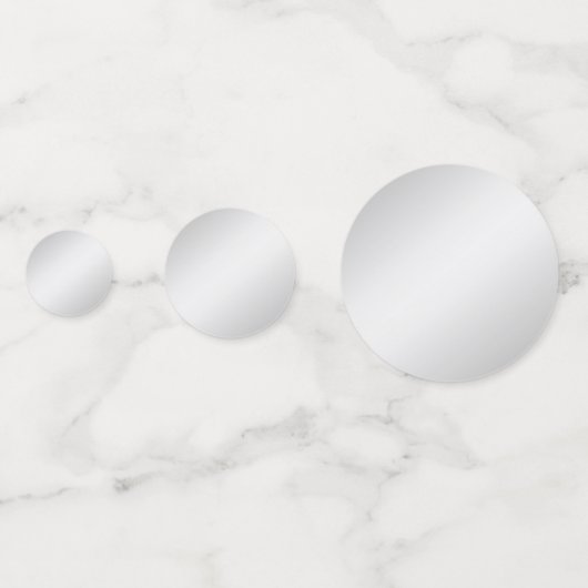 Monogram drum Silver Confetti (Achterkanten)