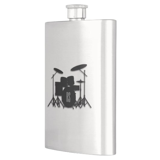 Monogram drum Silver Flacon (Links)