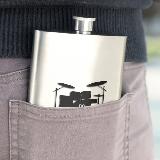 Monogram drum Silver Flacon (Voorbeeld)