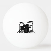 Monogram drum Silver Pingpongbal (Voorkant)