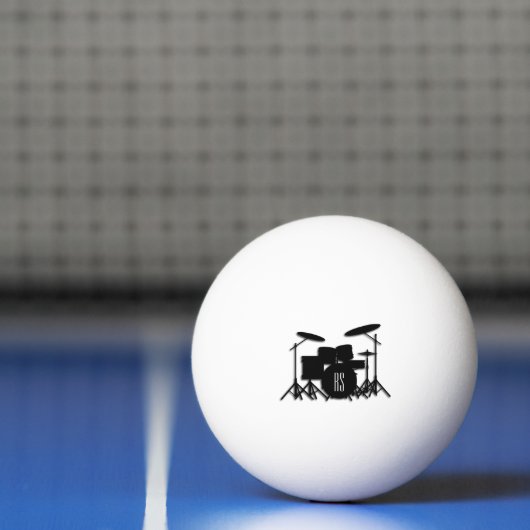 Monogram drum Silver Pingpongbal (Net)