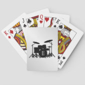 Monogram drum Silver Pokerkaarten (Achterkant)