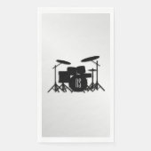 Monogram drum Silver Servet (Voorkant)