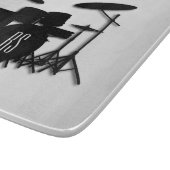 Monogram drum Silver Snijplank (Hoek)