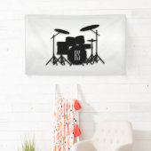 Monogram drum Silver Spandoek (Insitu)