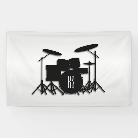 Monogram drum Silver Spandoek (Horizontaal)