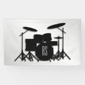 Monogram drum Silver Spandoek (Horizontaal)