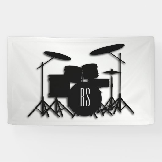 Monogram drum Silver Spandoek (Horizontaal)