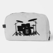 Monogram drum Silver Toilettasje (Voorkant)