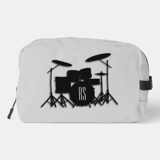 Monogram drum Silver Toilettasje (Achterkant)