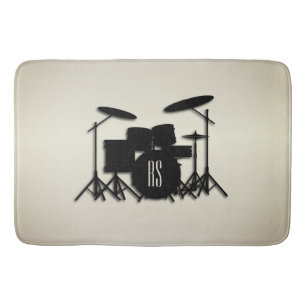 Monogram drumset Gold Badmat