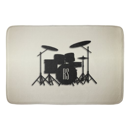Monogram drumset Gold Badmat (Voorkant)