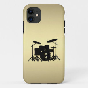Monogram drumset Gold Case-Mate iPhone Case