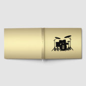 Monogram drumset Gold Gastenboek (Volledig)