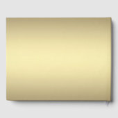 Monogram drumset Gold Gastenboek (Achterkant)