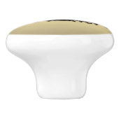 Monogram drumset Gold Keramische Knop (Zijkant)