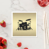 Monogram drumset Gold Servet (Insitu)