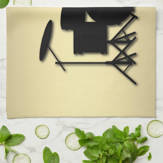 Monogram drumset Gold Theedoek (Gevouwen)