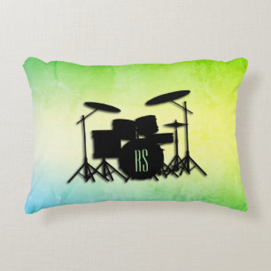 Monogram Drumstel Groen Accent Kussen
