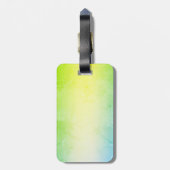 Monogram drumstel groen bagagelabel (Achterkant verticaal)