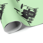 Monogram drumstel groen cadeaupapier (Rol Hoek)