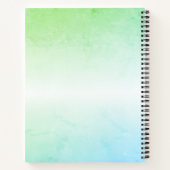 Monogram Drumstel Groen Notitieboek (Achterkant)