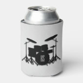 Monogram Drumstel Zilver Blikjeskoeler (Blikje Voorkant)