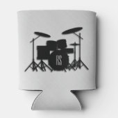 Monogram Drumstel Zilver Blikjeskoeler (Achterkant)