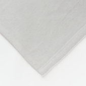 Monogram Drumstel Zilver Fleece Deken (Hoek)