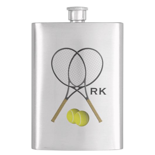 Monogram Dubbel Tennis Sport Thema Flacon (Voorkant)