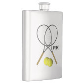 Monogram Dubbel Tennis Sport Thema Flacon (Rechts)