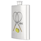 Monogram Dubbel Tennis Sport Thema Flacon (Links)