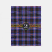 Monogram Dunlap Tartan Fleece Deken (Voorkant)