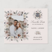 Monogram Dusty Roos Weddenschap foto BEWAART DE DA (Voorkant)