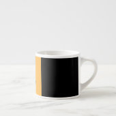 Monogram E Bloem Zwart Espresso Kop (Rechts)
